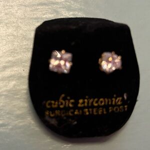 Classic Cubic Zirconia Stud Earrings
